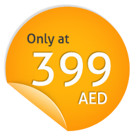 Only at 499 AED