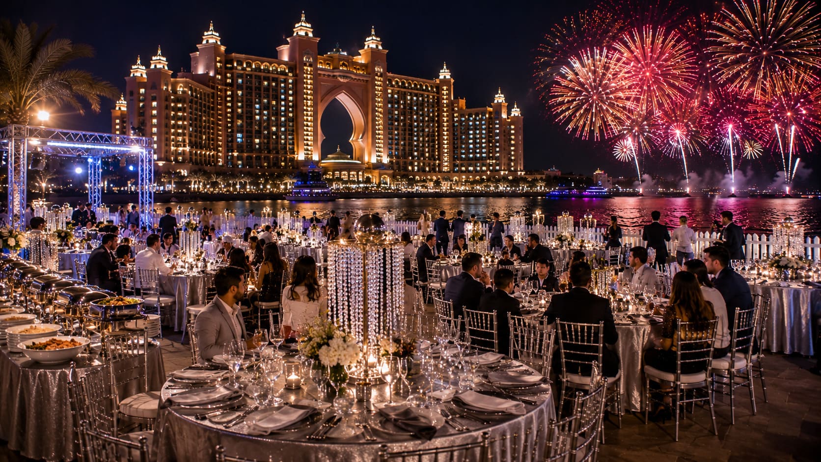Luxury New Year Eve 2027 at Atlantis The Palm Silver Package with Gala Dinner & Fireworks