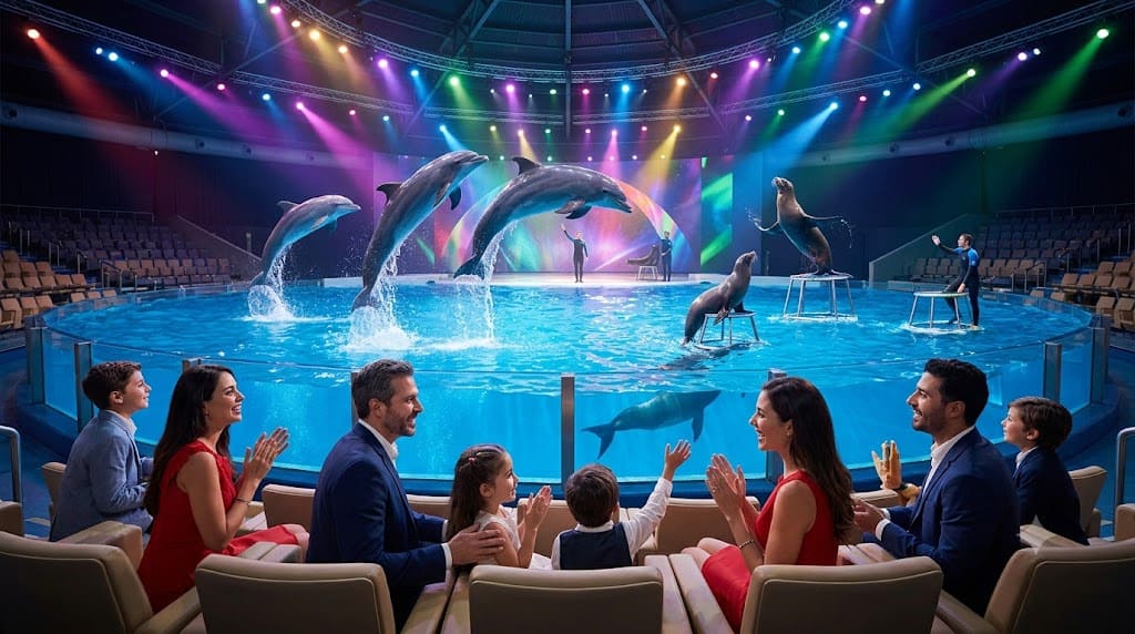VIP Dolphin & Seal Show Tickets – Dubai Dolphinarium