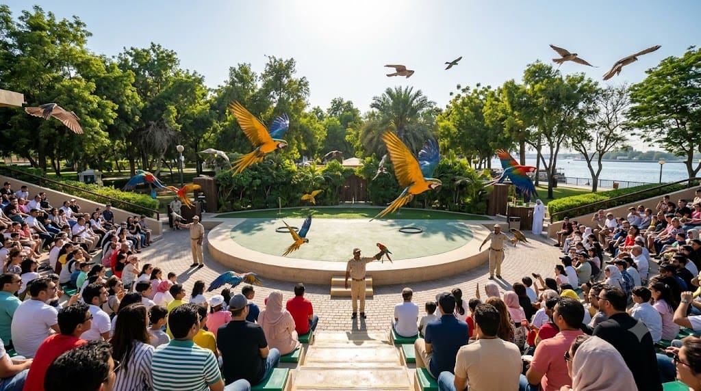 Dubai Creek Park Bird Show Tickets – Dubai Dolphinarium