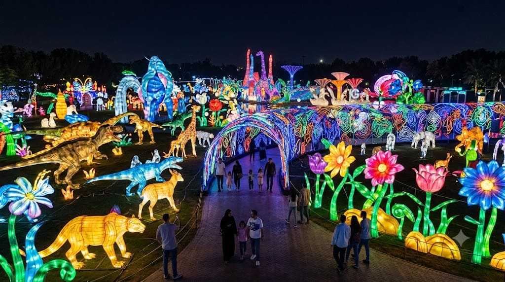 Dubai Garden Glow Tickets – Glow Park, Dinosaur Park & Magic Park